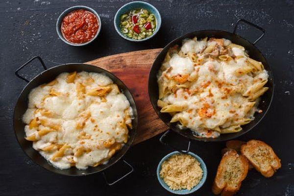 Cheesy, creamy and quick to make: This pasta bake is the midweek meal were craving!