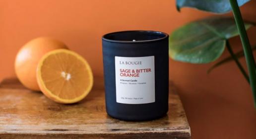La Bougies Sage & Bitter Orange candle and diffuser will transport you to relaxed summers evenings in Tuscany