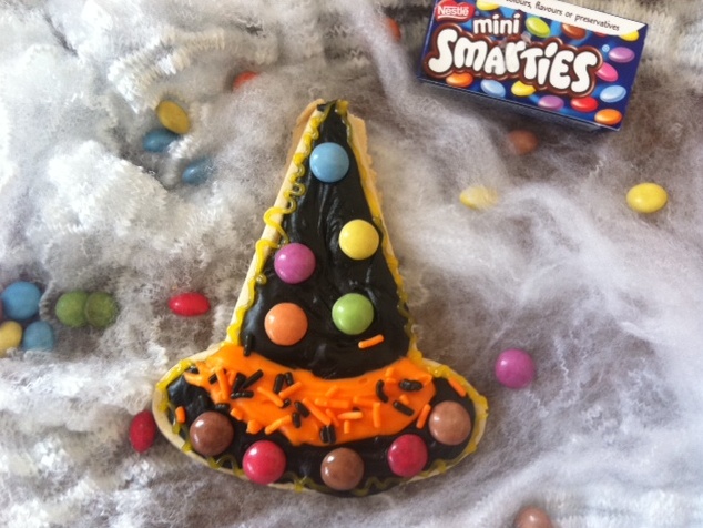 Witches Smarties cookies