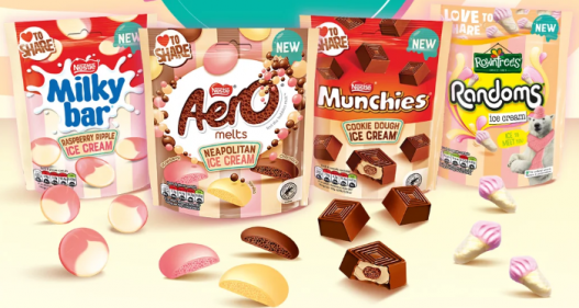 Reimagining the classics: Nestlé launches new range of ice cream inspired confectionery