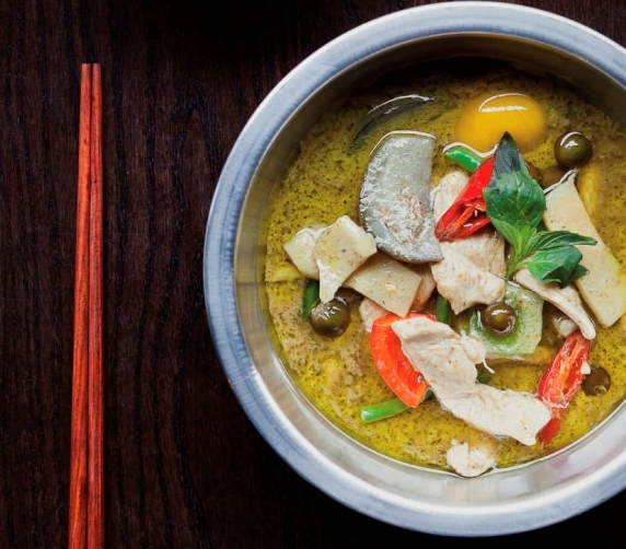 Monkfish thai shop green curry