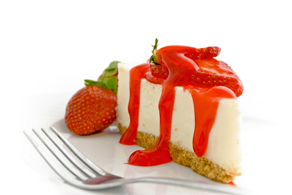 Easy strawberry cheesecake