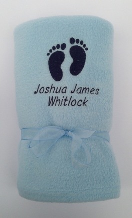 Personalised Baby Blanket (£10)