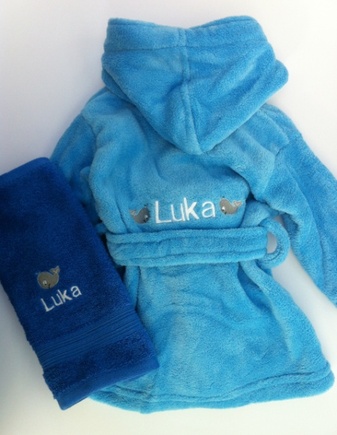 Personalised dressing gown (£15)