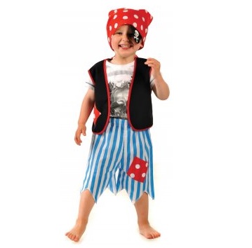 Kids Pirate Boy Fancy Dress Costume - £17.99