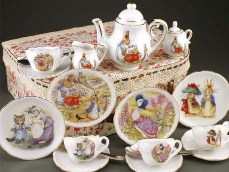 Beatrix Potter tea set
