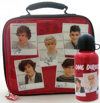 One Direction lunch bag and bottle
