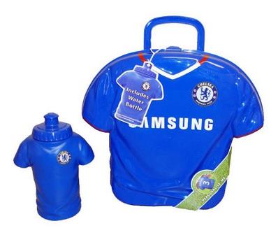 Chelsea FC lunchbox and water bottle