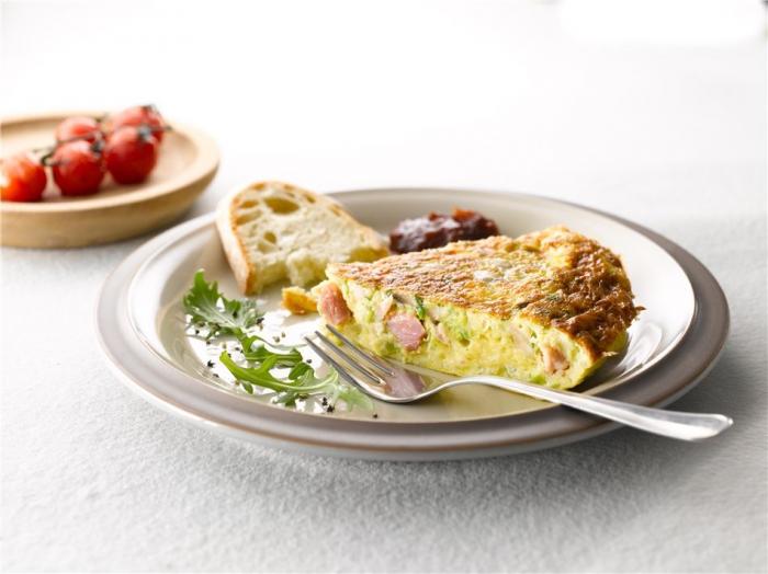 Ham And Cheese Biscuits In Muffin Pan Leek, mushroom and ham omelette | MummyPages.uk