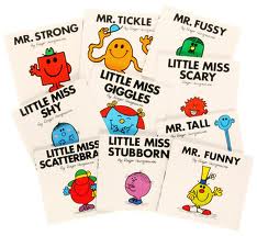 The collection of Mr. Men and Little Miss stories by Roger Hargreaves  