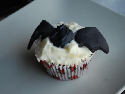 Bat Wing Cupcakes