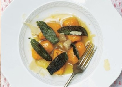 Pumpkin gnocchi with sage brown butter