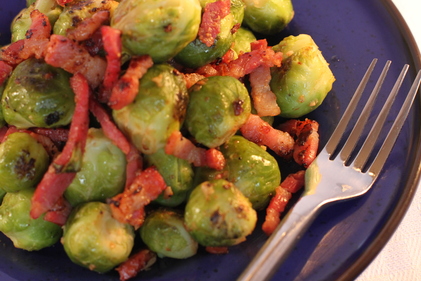 Brussels sprouts with pancetta