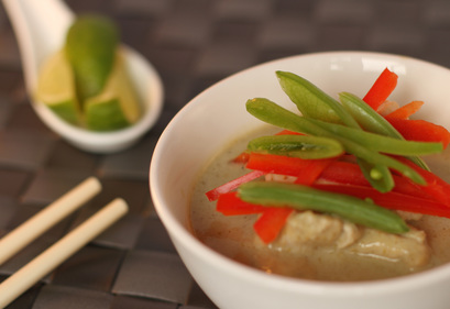 Turkey green Thai curry