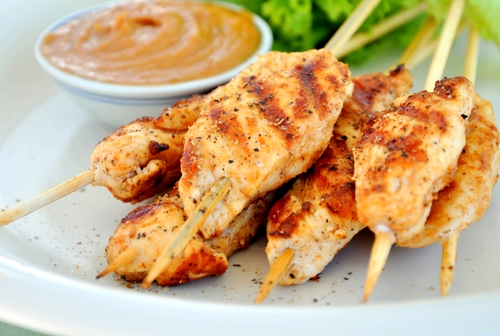 Simple chicken kebabs