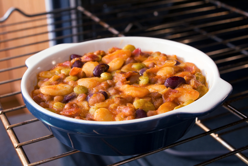 Barbecue bean casserole