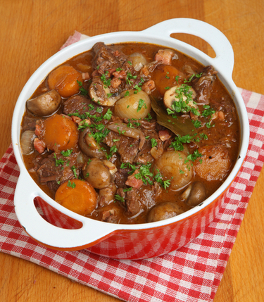 Slow cooked lamb casserole