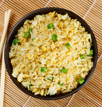 Spicy egg fried rice