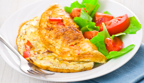 Simple fluffy omelette 