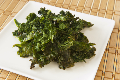 Simple curly kale fries 