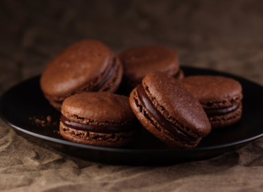 Chocolate macaroons