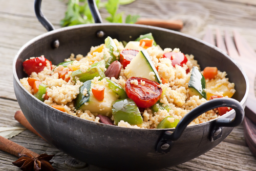 Cold cous cous salad