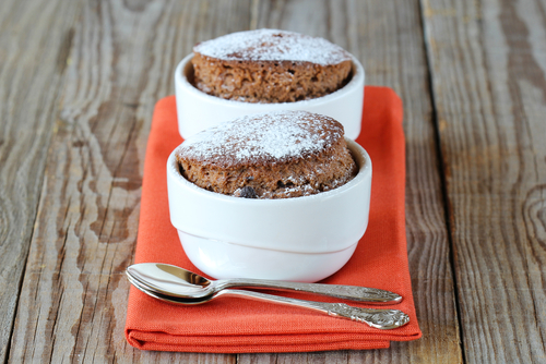 Chocolate brownie mug cake