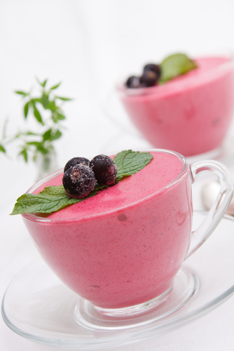 Easy strawberry mousse