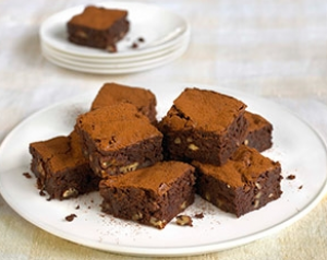 Wheat free chocolate and pecan brownies