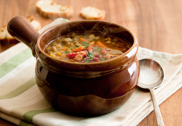 Heart-warming lentil stew