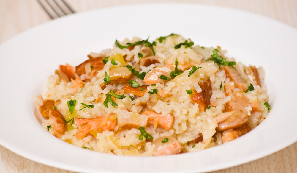 Lemon risotto with smoked salmon | MummyPages.uk