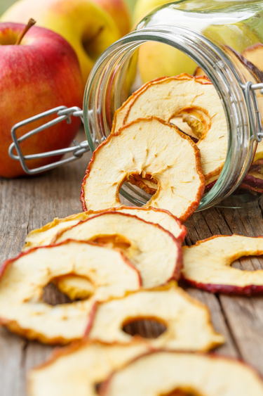 Homemade apple crisps