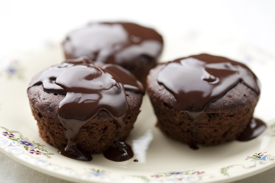 Chocolate custard muffins MummyPages.uk