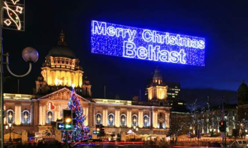 Belfast Christmas Lights Switch On