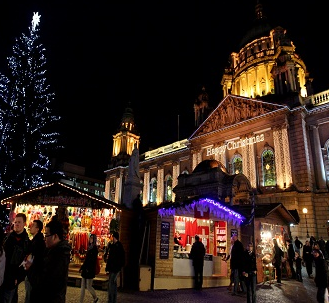 A Traditional Christmas Continental Market in Belfast