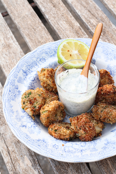 Chunky fish cakes