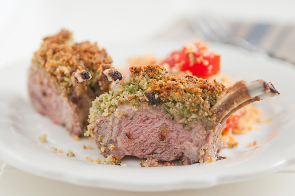 Mustard coated lamb chops MummyPages.uk