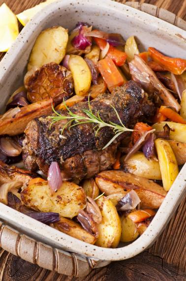 Spiced slow-roast lamb 