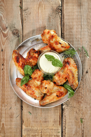 Middle Eastern chicken wings 