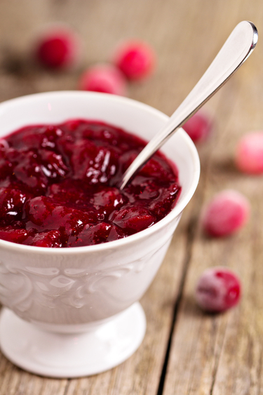 Homemade cranberry sauce 