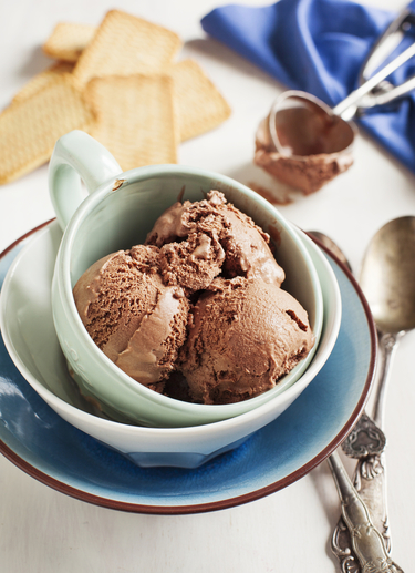 Chocolate clementine sorbet 