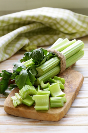  Celery and herb salad 