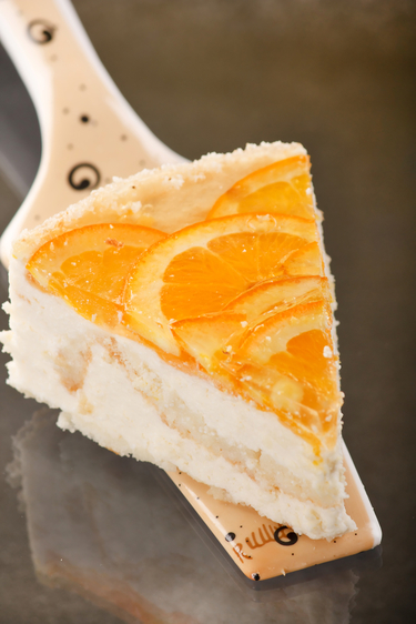 Ginger and orange cheesecake