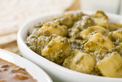 Slow cooker saag aloo