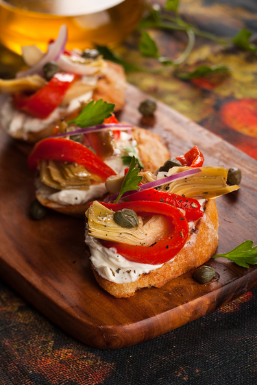 Antipasti crostini