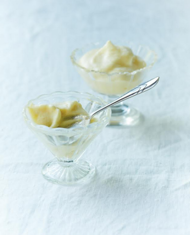 Lemon coconut mousse