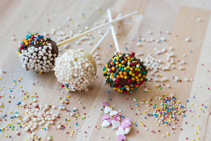 Easter biscuit lollies