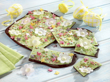 Easter chocolate slab