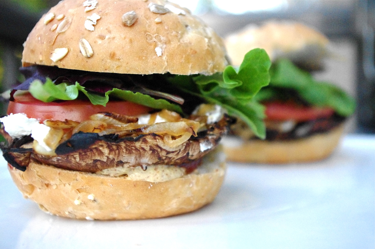 Massive mushroom burger MummyPages.uk