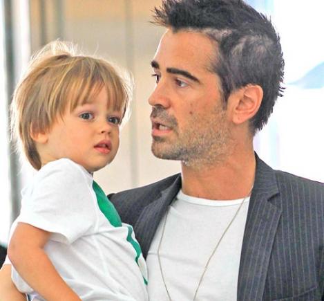 Colin Farrell and son Henry